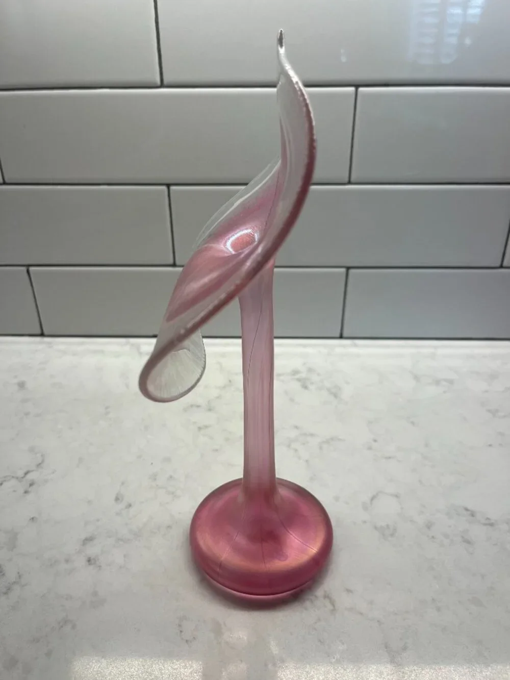 1982 Stuart Abelman Signed V1272-4 Art Glass 